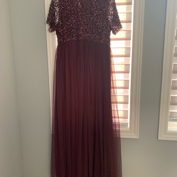 Purple Maternity Dress - Picture 3 of 3